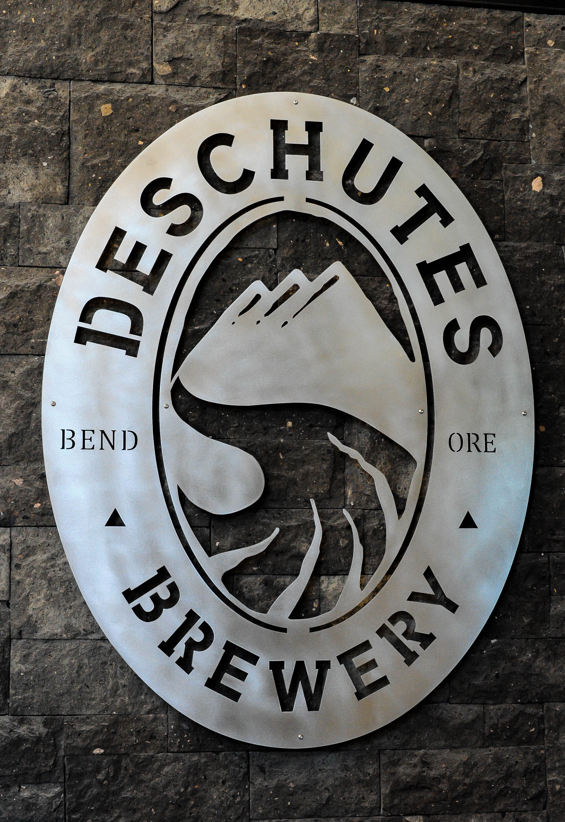 Deschutes sign Bend Oregon