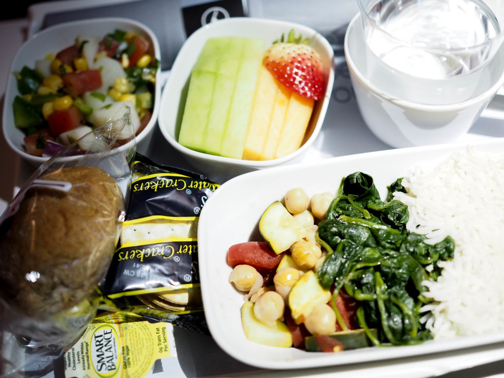 Vegan Meal on Lufthansa