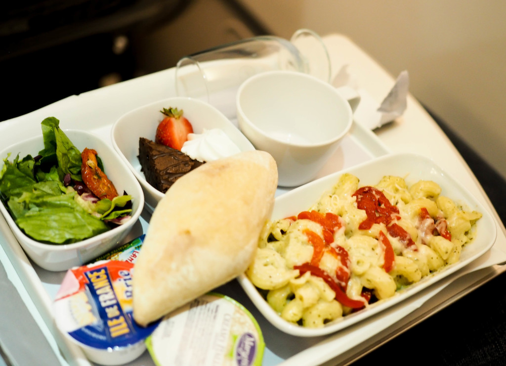 Lufthansa Premium Economy Meal