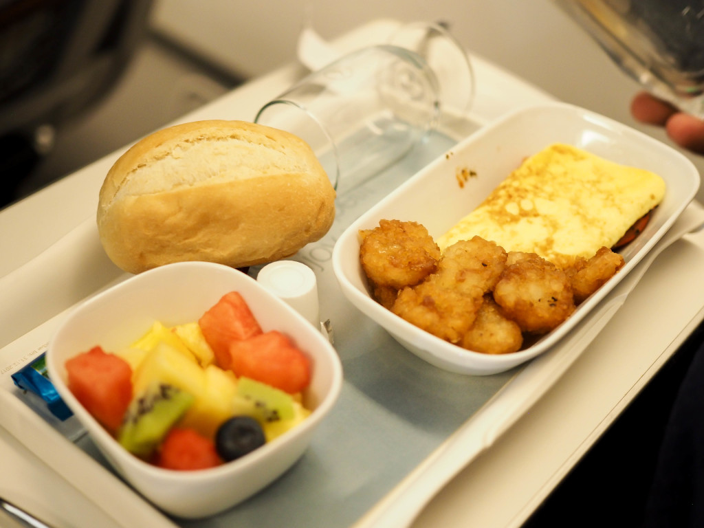 Lufthansa Premium Economy Breakfast