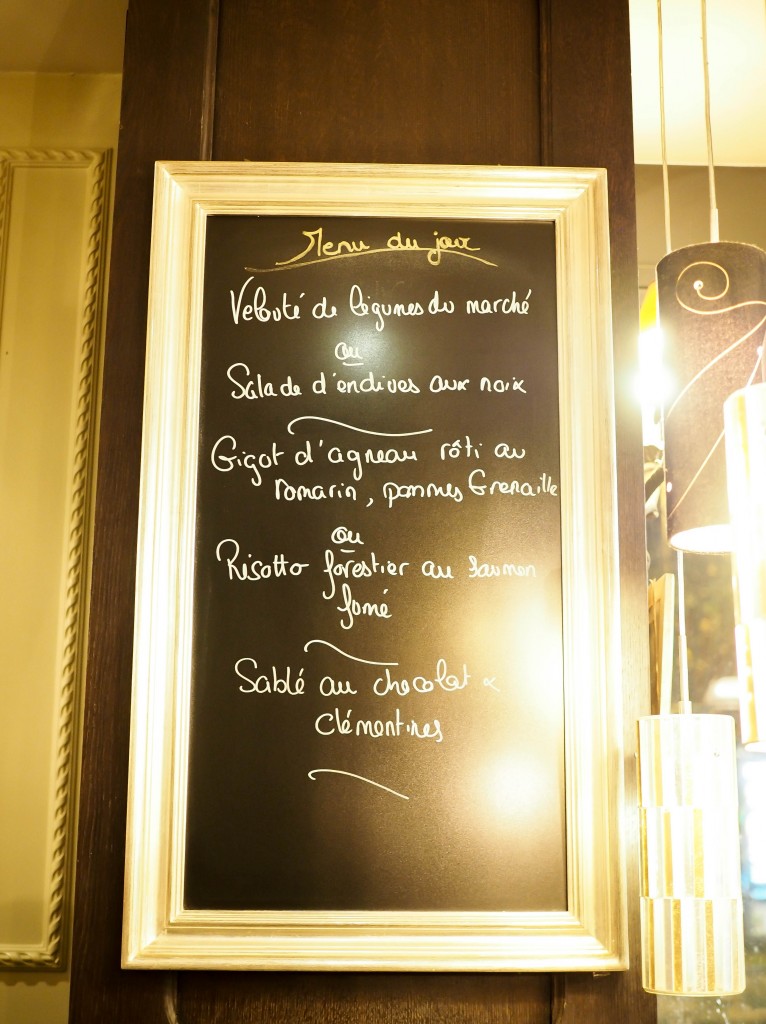 Le Petit Broc Menu