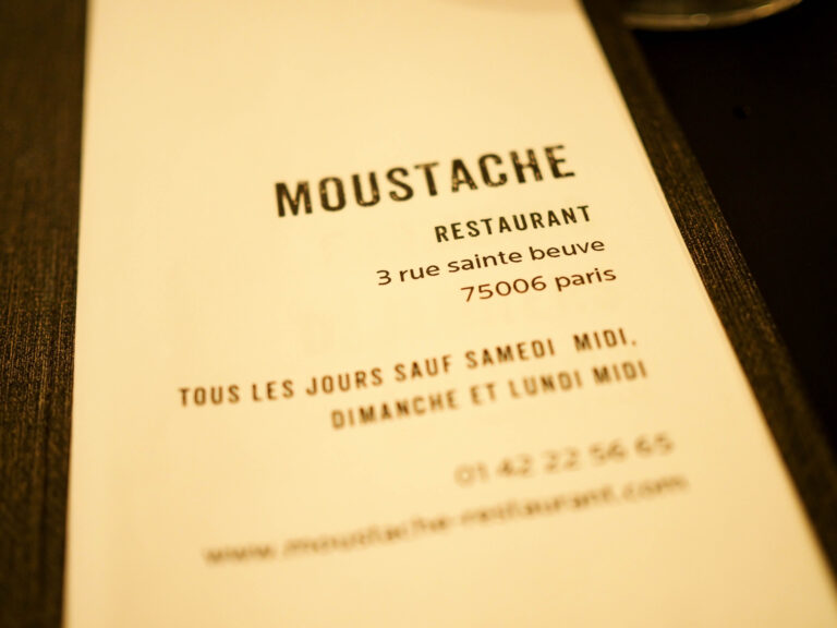 A Delicious Parisian Dinner at Moustache in the Montparnasse Neighborhood