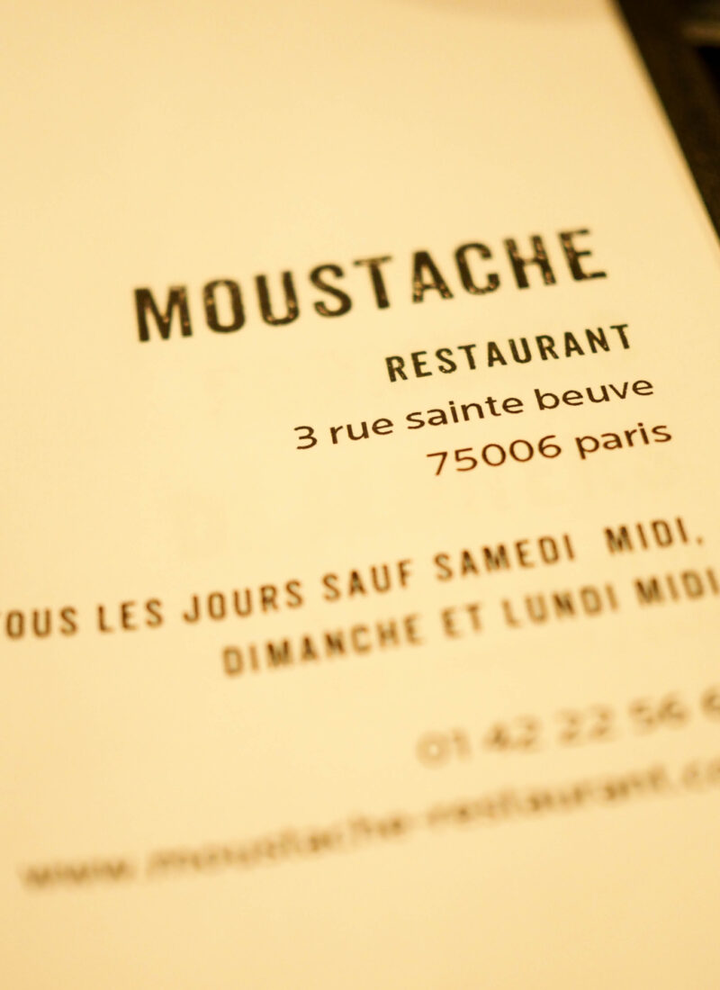 A Delicious Parisian Dinner at Moustache in the Montparnasse Neighborhood