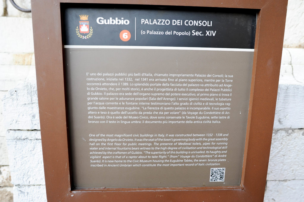 Palazzo De Consoli Gubbio Italy