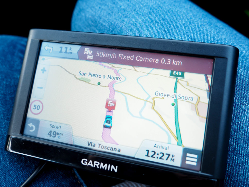 GPS for driving in Italy