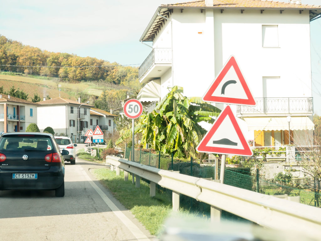 Italy Driving Signs