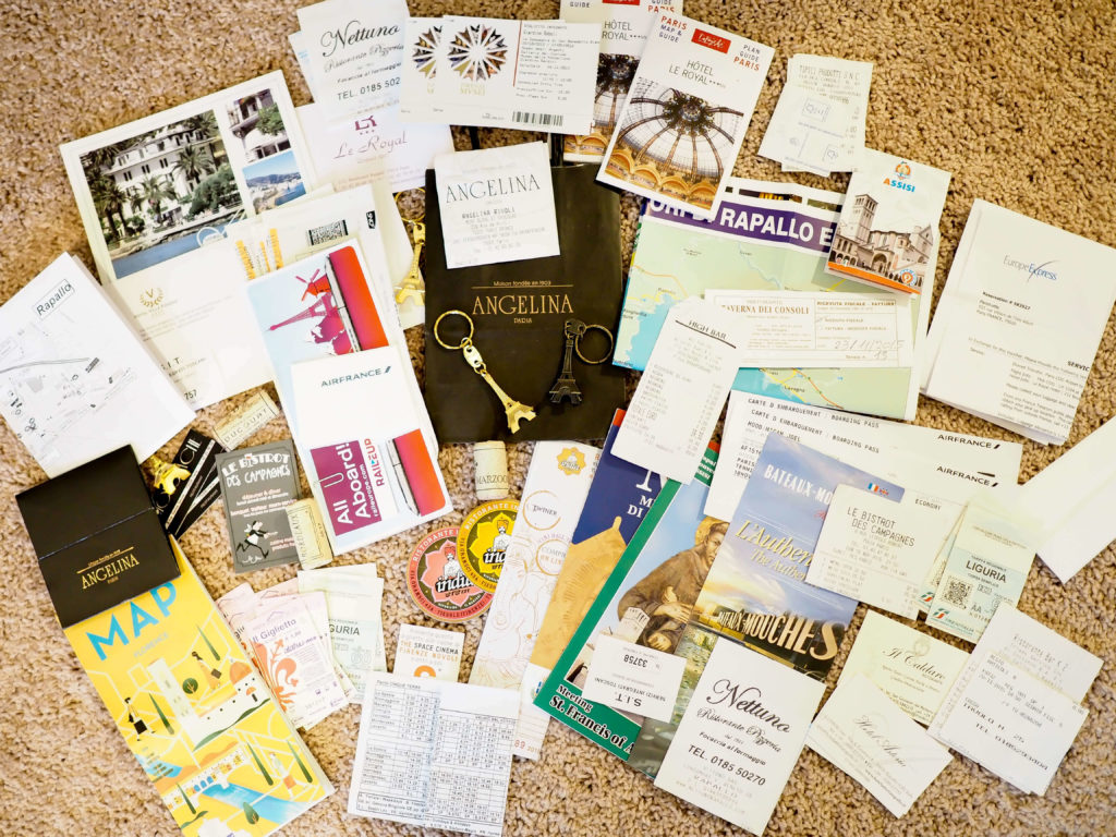 scrapbooking mementos to save