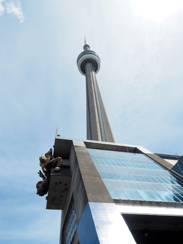 View of the CN Tower from Rogers Center