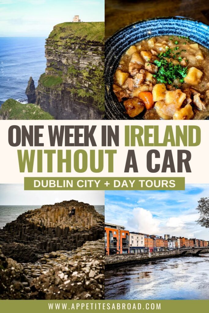 one week trip to ireland cost