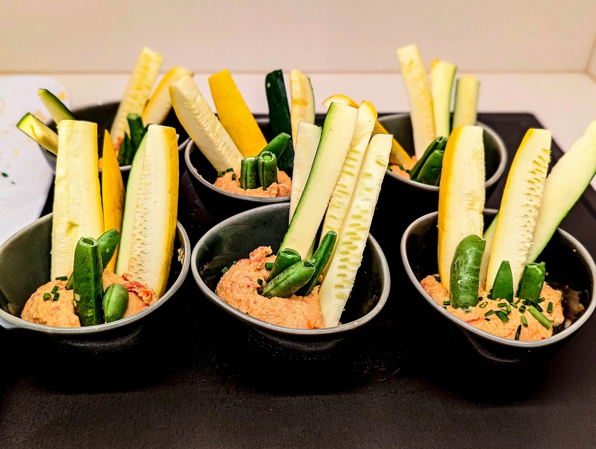 Capital One Lounge DFW Veggies Appetites Abroad